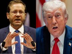 
    Israel's President Herzog wishes Trump on his birthday
    