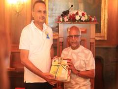 
      
      Mauritius President  joins International Day of Yoga celebrations
      
      