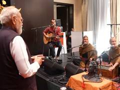 
      
      Miracle of mantra: Slovak musician performs for PM Modi's welcome
      
      