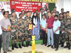 
      
      Assam Rifles organises blood donation drive in Tripura
      
      