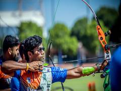 
      
      Dhiraj, Kumkum script golden chapter for India at Archery WC
      
      