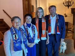 
      
      Emperor Naruhito, King Willem-Alexander watch World Cup match
      
      