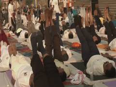 
      
      UP: Yoga week begins in Varanasi at Namo Ghat
      
      