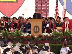 
      
      US: Student protestors walk out during Stanford commencement
      
      
