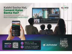 
      
      Nuvoco Features on JioHotstar's Kaise Banta Hai
      
      