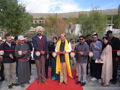 
      
      Ladakh L-G inaugurates rejuvenated T-trench water body
      
      
