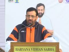 
      
      Haryana CM participates in Yoga protocol training
      
      