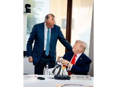 
      
      G7 Summit: German Chancellor gifts Trump Germany football jersey
      
      