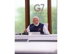 
      PM Modi calls for welfare, happiness for all at G7 summit
      