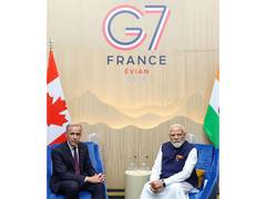 
      
      PM Modi, Canadian PM Carney discuss energy, food security at G7
      
      