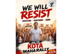 
      
      Rahul Gandhi to launch ‘Chhatron Ki Goonj' nationwide rally
      
      