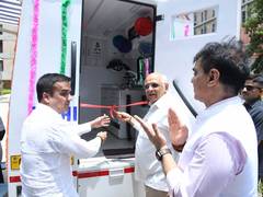 
      
      Gujarat flags off 51 two-wheeler mobile health units
      
      