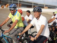 
      
      Mandaviya leads FIT INDIA Cyclothon ‘Cycling by Sea’ in Mumbai
      
      