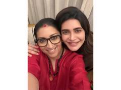 
      
      Smriti Irani extends best wishes to mom-to-be Karishma Tanna
      
      