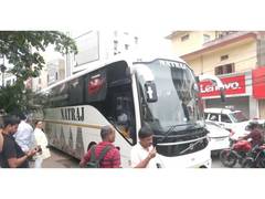 
      
      BJP, NDA MLAs leave hotel for Jharkhand Rajya Sabha polls
      
      