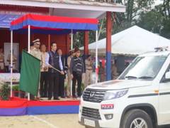 
      
      Mizoram CM flags off newly procured police vehicles
      
      