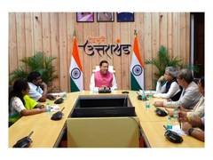 
      
      CM Dhami meets Railway Board Chairman at residence
      
      