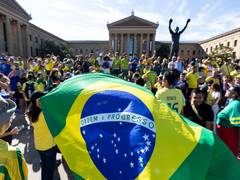 
      
      FIFA World Cup 2026: Brazil fans take over Philadelphia
      
      