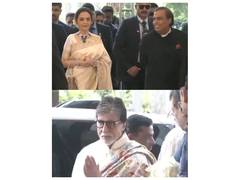 
      
      Mukesh Ambani, Nita Ambani at Supriya Sule's daughter's wedding
      
      