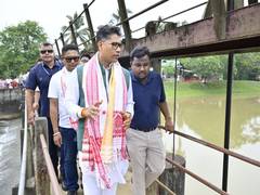 
      
      Pijush Hazarika visits key irrigation projects at Boko-Chaygaon
      
      