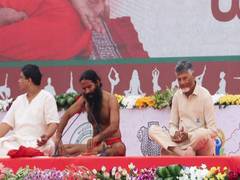 
      
      AP CM Chandrababu Naidu pariticpates in Yoga Celebrations
      
      
