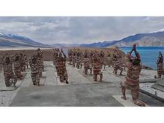 
      
      ITBP marks International Day of Yoga 2026 with session at Pangong
      
      