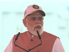 
      
      PM Modi says 45 large naval platforms under construction
      
      