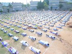 
      
      Inmates perform yoga in Bengaluru prison
      
      