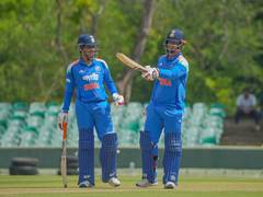 
      
      India A lift tri-series trophy after Sooryavanshi's knock
      
      