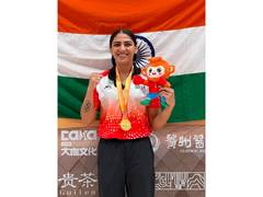 
      
      Jyoti (48kg) strikes gold against World Cup Brazil champion
      
      