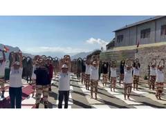 
      
      Yoga camp organised for Army, ITBP personnel at Shipki La border
      
      