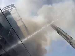 
      
      Massive fire breaks out at coaching centre in Lucknow's Aliganj
      
      