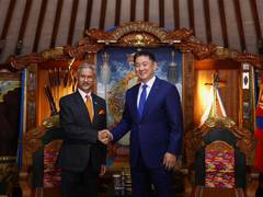 
      
      EAM Jaishankar strengthens India-Mongolia 