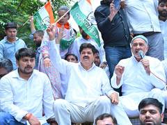 
      
      Uttarakhand Congress protests over alleged land scams
      
      