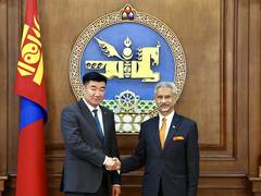 
      
      Jaishankar holds wide-ranging interactions in Mongolia
      
      