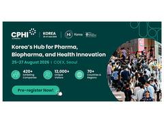 
      
      CPHI/ Hi Korea 2026 Opens Pre-Registration
      
      