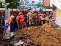 
      
      Keralam: Three children killed after tipper lorry hits bus stop
      
      