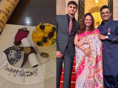 
      
      Proud wife Sarita congratulates R Madhavan on Padma Shri honour
      
      