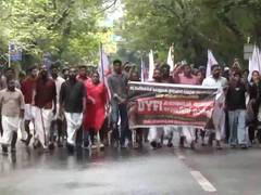 
      
      DYFI protests against UDF govt's new low-alcohol tax proposals
      
      