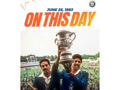 
      
      BCCI pays tribute to India’s historic 1983 World Cup triumph
      
      