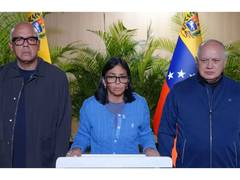 
      
      Venezuela's Acting President thanks leaders for quake support
      
      
