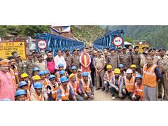 
      
      J-K: BRO constructs 140-ft Bailey bridge at Chishoti, restoring v
      
      