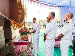 
      
      Laying of fourth next-gen offshore patrol vessel at MDL Mumbai
      
      