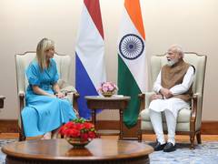 
      
      PM Modi holds talks with Queen Máxima of the Netherlands
      
      
