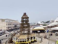 
      
      Artisans pour heart into grand chariot for Jagannath Rath Yatra
      
      