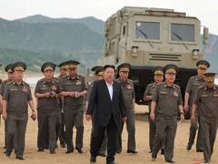 
      
      N Korea tests new weapons: Kim says fear key to war detterance
      
      