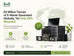 
      
      62 Million Tonnes of E-Waste Generated Globally, Yet Only 22% 
      
      