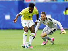 
      
      Brazil lodge complaint over disallowed Vinicius Jr goal
      
      