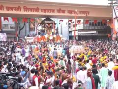 
      
      Celebrations underway in Nagpur to honour Shivaji Maharaj
      
      