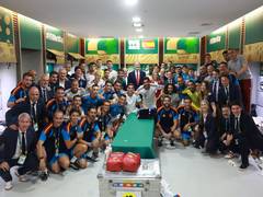 
      
      FIFA World Cup: King Felipe VI of Spain congratulates La Roja 
      
      